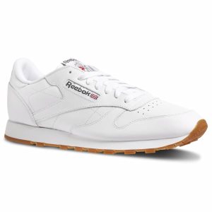 Adidasy Damskie Reebok Classic Leather Białe PL 73YQFCR